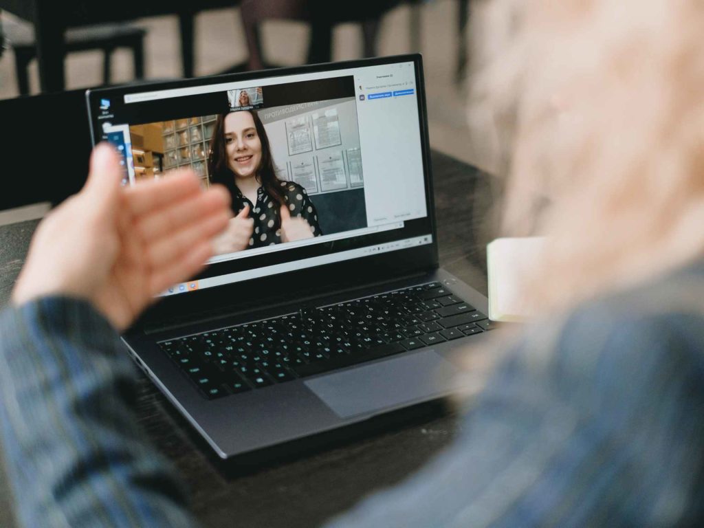 Video Call Laptop