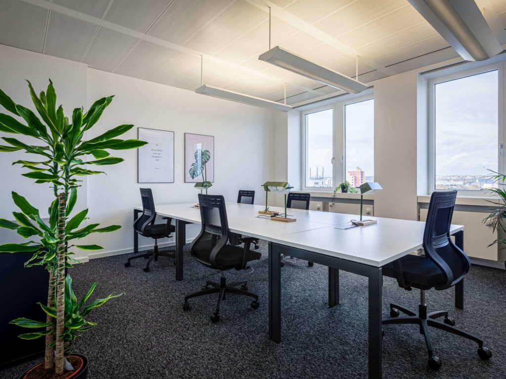 Private Office 5 Desks SleevesUp! Offenbach Marktplatz